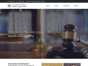 Esitio - strona internetowa dla adwokata wordpress woocommerce