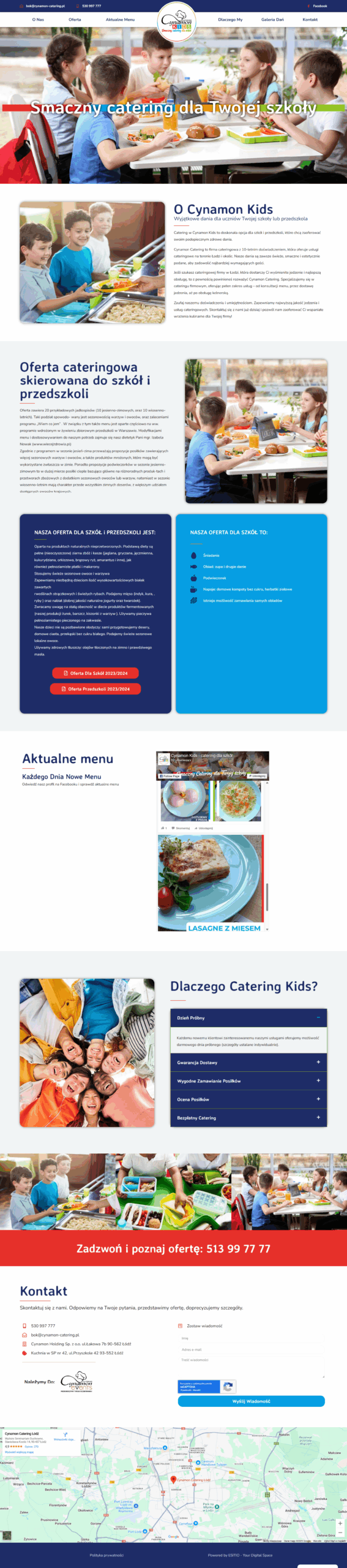 Strona internetowa- animacje i warsztaty dla dzieci 1 ESITIO - Strony internetowe i e-commerce