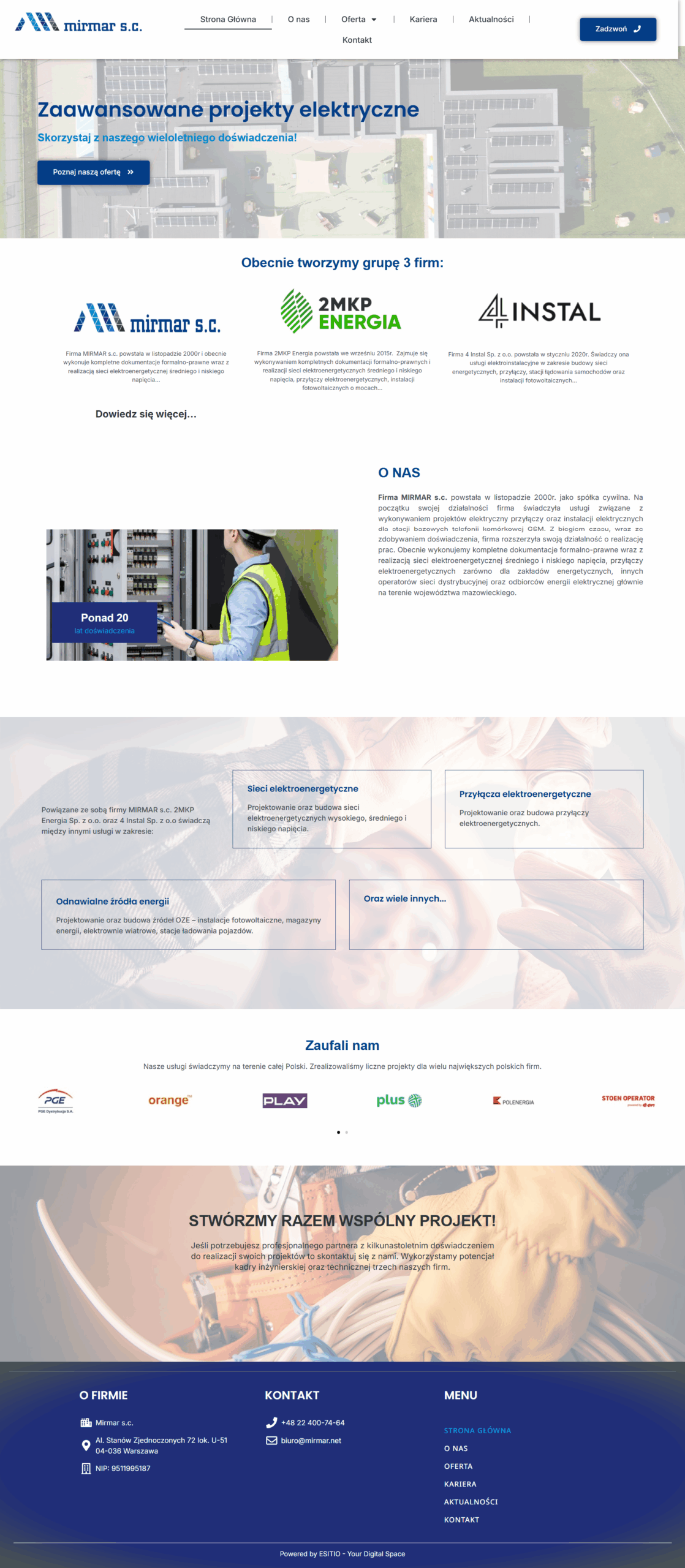 ESITIO - Strony internetowe i e-commerce