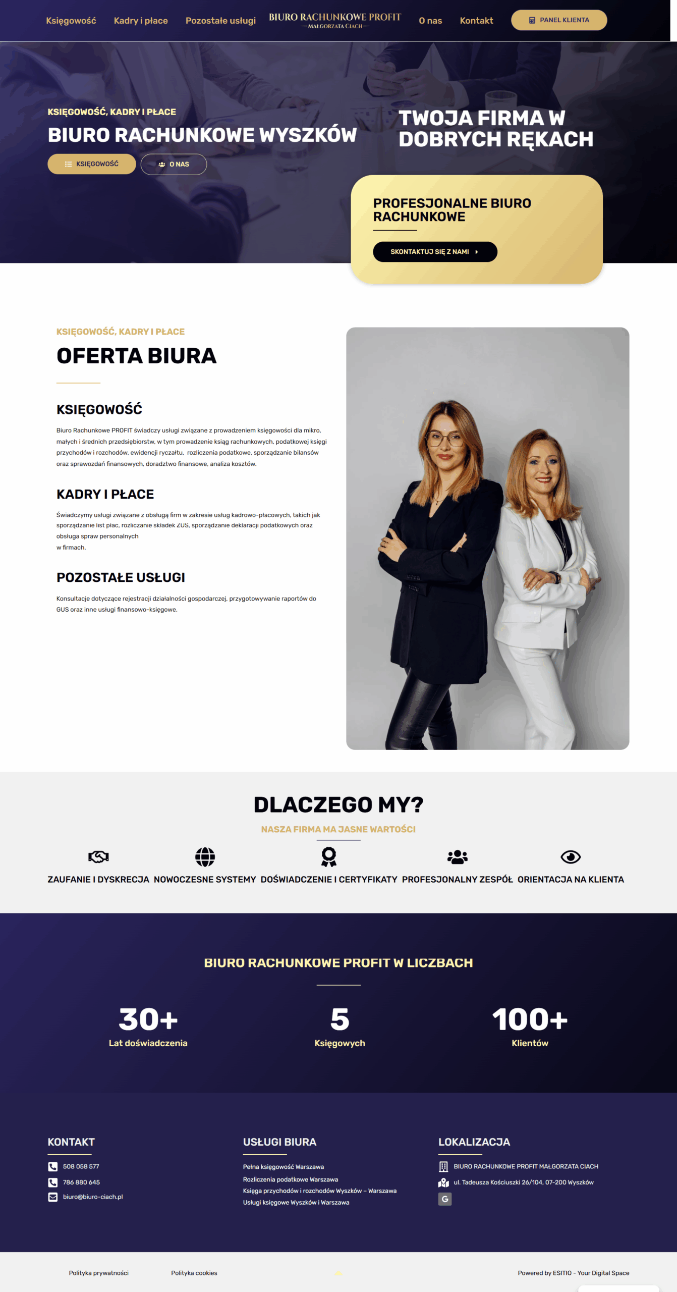 ESITIO - Strony internetowe i e-commerce